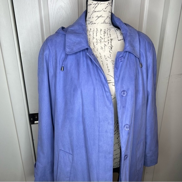 Appleseed’s Lavender Wool Blend lined Coat Size XL - Picture 6 of 11